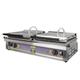 Equipex DIABLO Sodir-Roller Grill Double Commercial Panini Press w/ Cast Iron Grooved Plates, 208-240v/1ph, (2) 14" x 9.5" Surfaces, Stainless Steel