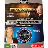 Disney Toys | Deal Or No Deal-Who Wants To Be A Millionaire-Interactive Dvd Games Open Box. | Color: Blue/Yellow | Size: One Size