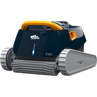Poolroboter MAYTRONICS "Dolphin E50i", bunt (schwarz, orange), B:40cm H:29cm L:44cm, Materialmix, Poolbodensauger, für Boden-/ Wand-/ Wasserlinienreinigung Image