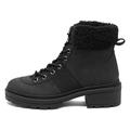 Rocket Dog Icy Womens Black Ankle Boots - Size 4 UK - Black