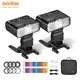 Godox MF12-K2 Macro Flash 2-Light Kit 2.4G Commande sans fil Speedlite intégré Godox X System Flash