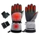 Gants Électriques Imperméables pour Écran Tactile Homme Thermiques Chauds Ski Neige Métropole