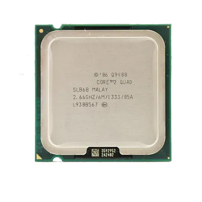 Processeur d'unité centrale Core 2 facades Q9400 2.66 mesurz/6M /1333GHz socket 775 CPU de bureau