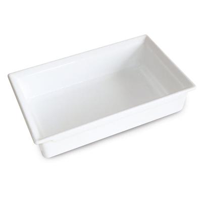 Bugambilia CIH1/4D-WW 4"D Quarter Size Food Pan - Resin Coated Aluminum, White, 2.75 Quart