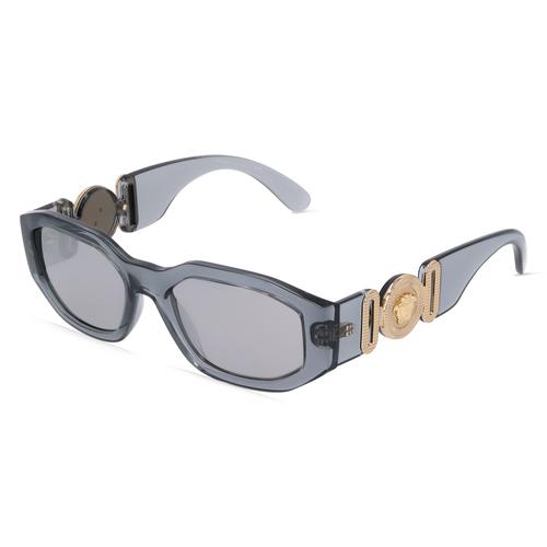 Versace VE4361 Unisex-Sonnenbrille Vollrand Achteckig Kunststoff-Gestell, grau