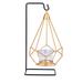 iOPQO Home Textile Storage Table Holder Decor Candle Candlestick Creative Night Hanging Gift Home Home Textile Storage candle holder home decoration ornament Gold