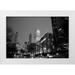 PhotoINC Studio 32x23 White Modern Wood Framed Museum Art Print Titled - Central Park View