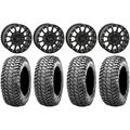 System 3 SB-5 Black 14 Wheels 32 Liberty Tires Can-Am Maverick X3 / Honda Pioneer 1000 / Talon