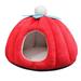 Cat Bed Slip Bottom Fully Enclosed Warming Cat Igloo Pet Bed Cat House Hut Kitten Bed Small Pet Bed Hideaway Small Dog Tent Bed L