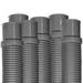 Puri Tech Heavy Duty Above Ground Pool Filter Hose 1.5 inch x 3 Foot - 6 Pack Gray