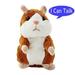 FZFLZDH Adorable Gift Toy Talking Hamster Mouse Plush Doll for Kids Mimicry child Plush Toy Gift Repeats What You Say