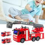 Biplut Remote Control Electric Spray Water Fireman Fire Truck Car Model Kids Toy Gift