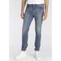 Tapered-fit-Jeans LEVI'S "512 Slim Taper Fit" Gr. 32, Länge 32, blau (stonewash) Herren Jeans Tapered-Jeans