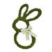 The Holiday Aisle® Natural Fiber Easter Bunny 10.24" Twig Wreath Wood/Twig in Brown/Green | 18.9 H x 10.24 W in | Wayfair