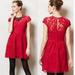 Anthropologie Dresses | Anthropologie | Dolce Vita | Red Lace Taisia Dress | Color: Red | Size: L