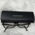 Burberry Accessories | Burberry Eyeglasses B 2073 3470 Spotted Olive Rectangular Frame Italy 53-16-135 | Color: Tan | Size: 53-16-135