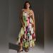 Anthropologie Dresses | Anthropologie Tiered Maxi Dress | Color: Green/Pink | Size: 18w