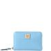 Dooney & Bourke Bags | Dooney & Bourke Saffiano Medium Zip Around Credit Card Case - Sky Blue | Color: Blue | Size: Os