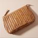 Anthropologie Bags | Anthropologie Woven Leather Clutch Tan | Color: Tan | Size: Os