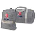 Boston Red Sox Logo Personalized Small Backpack and Duffle Bag Set