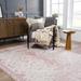 Zora 7'9" x 9'6" Pink/Gray Area Rug - Hauteloom