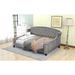 Modern Luxury Tufted Button Daybed, Space-Saving Design, Built-in Solid Slat Support for Kids Teens Bedroom Living Room