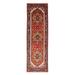 ECARPETGALLERY Hand-knotted Serapi Heritage Red Wool Rug - 2'5 x 7'11