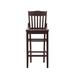 Pascoe Brown Solid Wood Barstool (Set of 2)