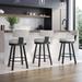 Amisco Morgan Swivel Counter and Bar Stool