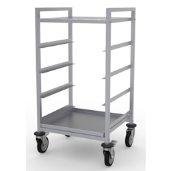 Chefgastro Geschirrkorbwagen 500X500 BxTxH 555x500x1060mm Image