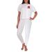 Women's Concepts Sport Cream Rutgers Scarlet Knights Team Logo Brightside Top & Pants Set