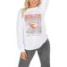 Women's Gameday Couture White Oregon State Beavers Boyfriend Fit Long Sleeve T-Shirt
