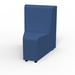 Marco Sonik Soft Seating Inner Wedge Chair, Wood in Blue | 33.3 H x 25.4 W x 30 D in | Wayfair LF1022-SA0