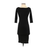 Trafaluc by Zara Casual Dress - Bodycon: Black Solid Dresses - Women's Size Small