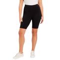 Plus Size Women's Classic Bike Shorts by June+Vie in Black (Size 14/16)