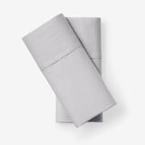 200TC 100% Percale Cotton Pillowcase by BrylaneHome in Light Grey (Size STAND)