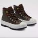 Converse Shoes | Converse Chuck Taylor Wool Lined Lugged Sneaker Boot | Color: Brown/White | Size: 7.5