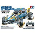 TAMIYA 58695 1:10 RC Wild One OR Blockhead Motor - ferngesteuertes Auto, RC Fahrzeug, Modellbau, Bausatz zum Zusammenbauen, Hobby, Basteln, Hellblau