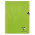 Clairefontaine 353362C - Packung mit 10 Heften Mimesys, DIN A4+, 24x32 cm, 48 Blatt 90g, kariert 5/5, Einband aus Polypropylen, Grün, 1 Pack