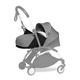 Babyzen YOYO 0+ Newborn Pack, Grey - Includes Mattress, Hood, Head Support & Foot Cover - Requires YOYO2 Frame (Sold Separately)