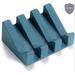 Rebrilliant Silicone Soap Dish in Blue | 1.57 H x 3.78 W x 2.75 D in | Wayfair C14617F9A3FF47C59DFE16FF58EA864F
