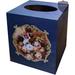 Red Barrel Studio® Tissue Box Cover Manufactured Wood in Black/Blue/Brown | 3.62 H x 5.12 W x 9.8 D in | Wayfair 3A5C1294573C431BA1DAEBF1CEB88FDD