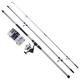 Shakespeare Salt Surf Slayer Combo Set, Angelrute und Rolle Combo, Spinning Combo inklusive Hartschalenkoffer, Ködern und Endgerät, Meer - Surfcasting Angeln, Blau & Weiß, 4,20 m | 112-170 g