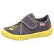 Hausschuh SUPERFIT "BILL WMS: Mittel" Gr. 27, bunt (jeansgrau, gelb, bagger) Kinder Schuhe Hausschuhe