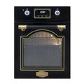 Kaiser Art Deco Narrow Electric Oven | 45cm Wide Single Built-In Oven (Black)