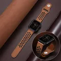 Bracelet en cuir pour Apple Watch Band 44mm 40mm 45mm 41mm 42mm 38mm 44 45mm Ceinture