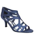 Easy Street Flattery - Womens 7.5 Navy Pump Medium