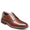 Nunn Bush Centro Flex Plain Toe Oxford - Mens 7 Brown Oxford Medium