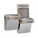 Elkay LZOOTL8WSSK Wall Mount Bi Level Drinking Fountain w/ Bottle Filler - Filtered, Refrigerated, Stainless, Silver, 115 V