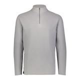 Augusta Sportswear 6863 Micro-Lite Fleece Quarter-Zip Pullover T-Shirt in Grey size Medium | Polyester